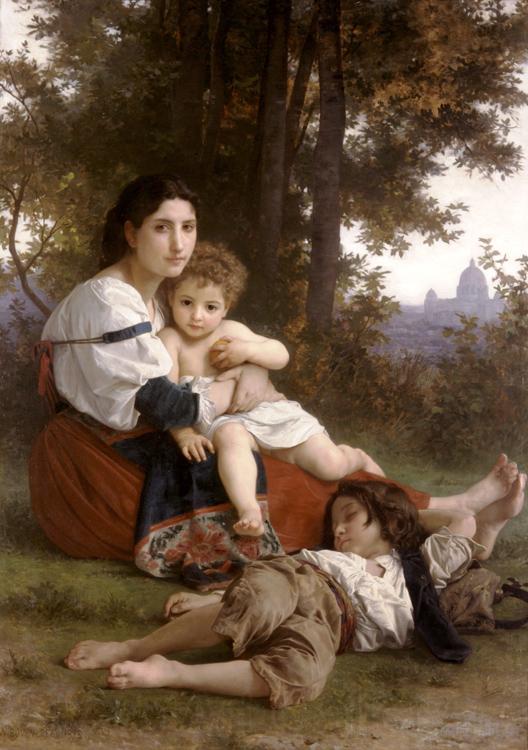 Adolphe William Bouguereau Rest (mk26) Germany oil painting art